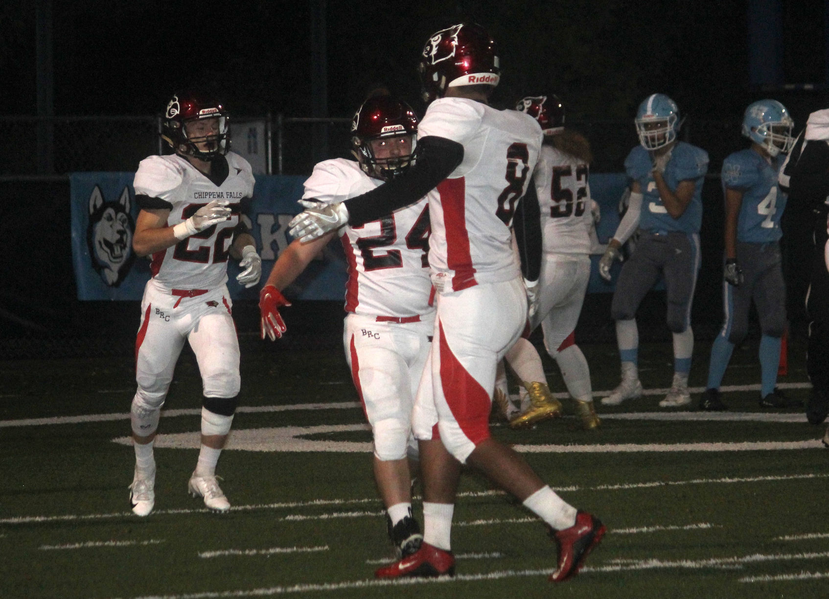 Chi-Hi football at Eau Claire North 10-5-18